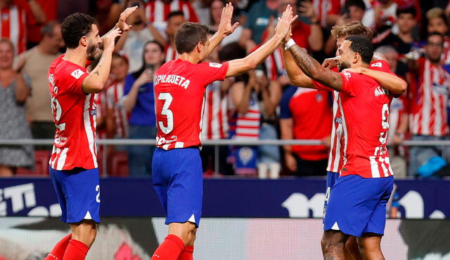 Atlético Madrid sumó 7 puntos en la tabla de LaLiga. Foto: Atlético Madrid.