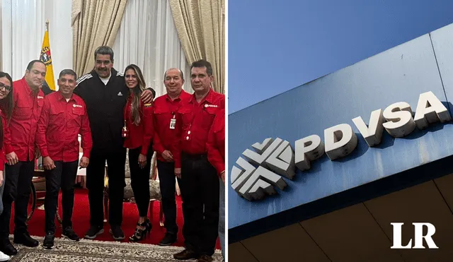 Nicolás Maduro junto con los miembros de la nueva junta directiva de Pdvsa. Foto: composición LR/@NicolasMaduro