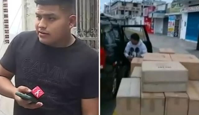 Este hecho fue denunciado en la Comisaría de San Andrés, en el distrito de San Juan de Lurigancho. Foto: composición LR / captura de Latina Noticias - Video: Latina Noticias