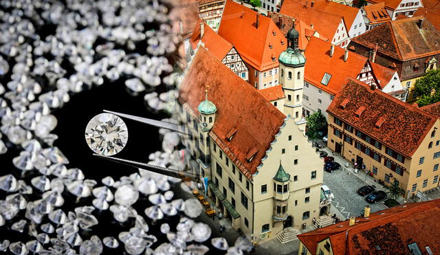 En Alemania, una pequeña ciudad alberga bajo su suelo 72.000 toneladas de una de las piedras más preciadas del mundo: los diamantes. Foto: composición LR/Romantische Straße