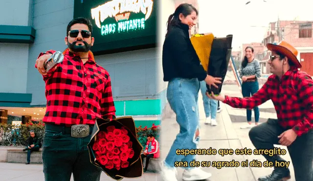 Edson Urquiza es comunicador de profesión y caracteriza el papel del 'Patrón' peruano. Foto: composición LR/cortesía/Eduardo Urquiza/captura de TikTok/El patrón peruano