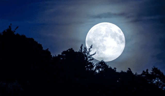 La superluna en México aparecerá antes de las 8 p. m. Foto: Pixabay