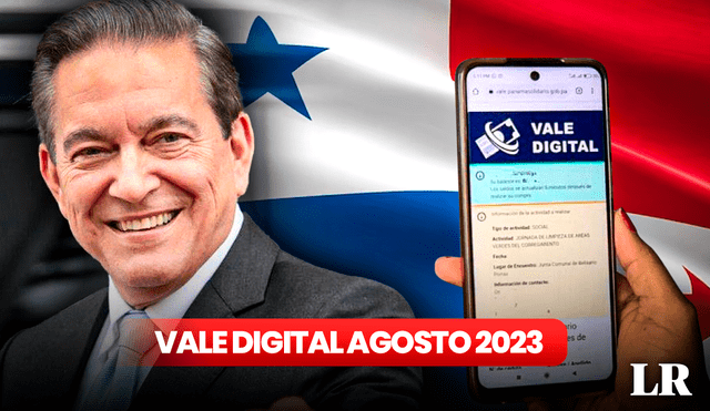 El pago del Vale Digital de agosto inicia hoy. Foto: Composición LR/ El Siglo Panamá/ Mi Diario