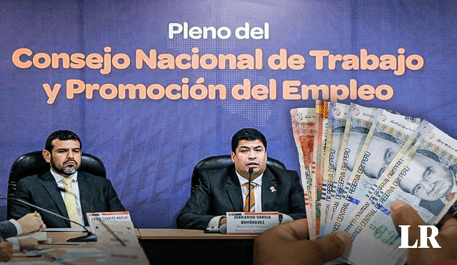 El Consejo Nacional del Trabajo no pudo sesionar el último viernes 25 de agosto para debatir el aumento de la remuneración mínima vital. Foto: composición de JazminCeras/LR/Andina