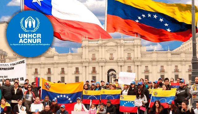 Según la página web Datosmacro, hay cerca de 5 millones y medio de venezolanos viviendo en el extranjero.  Foto: composición LR/Venezolanos en Chile/Facebook/Acnur