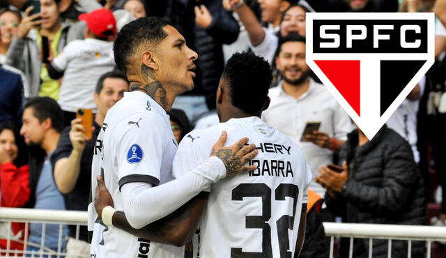 Paolo Guerrero busca seguir avanzando en la Copa Sudamericana con LDU. Foto: composición de LR/EFE