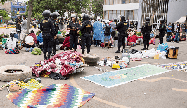 Concluye. Fiscalía dice que los detenidos estuvieron en San Marcos para dormir y alimentarse. Foto: AFP