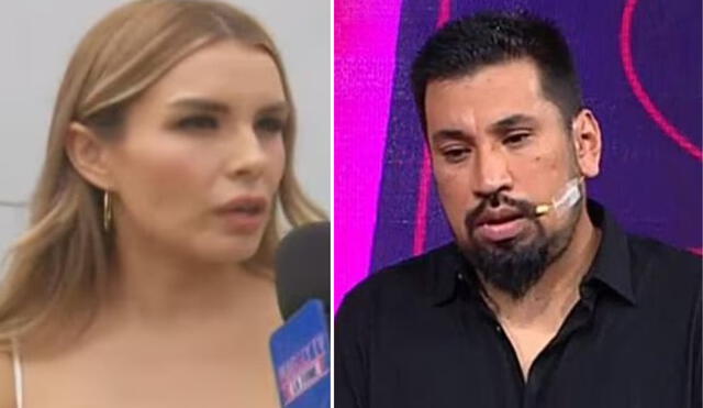 Fiorella Retiz niega que en algún momento vaya a amistarse con Aldo Miyashiro. Foto: Composición LR/Captura ATV/Captura América TV