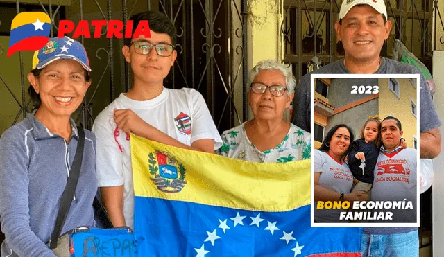 Bono Economía Familiar es recibido por el núcleo de la familia. Foto: composición LR/ Somos Venezuela/ Twitter/ Voz de América/ Patria