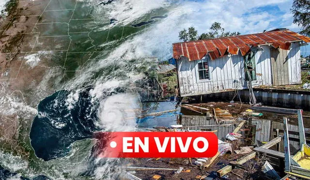 El huracán Idalia continúa generando daños a su paso. Conoce cuál es su trayecto. Foto: composición LR/EFE