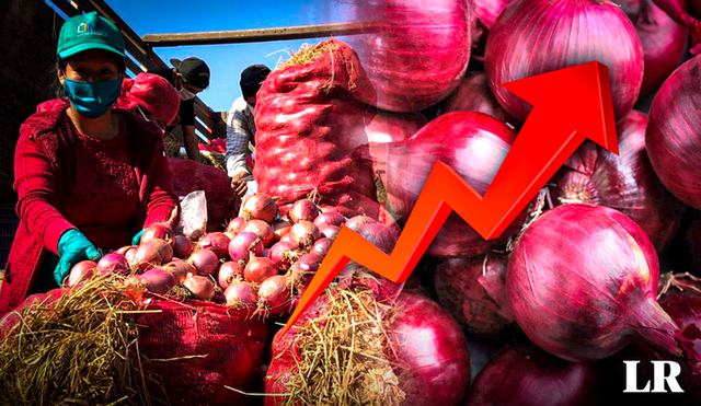 Midagri no descarta que el precio de la cebolla continúe en aumento. Foto: composición LR/Gerson Cardoso/ANDINA/La República