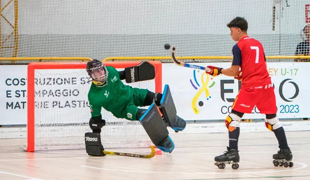 Ian Hidalgo fue uno de los héroes de España con un hat trick. Foto: RFEP