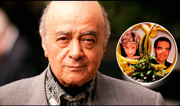 Mohamed Al-Fayed responsabilizó a la corona británica por el accidente en el que fallecieron su hijo Dodi y la princesa Diana. Foto: AFP