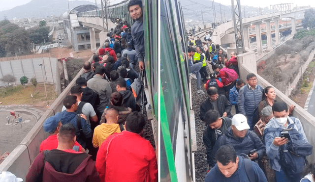 Usuarios debían llegar a su centro de trabajo, por lo que decidieron caminar. Foto: composición LR / Tiktok / Tani_Tani