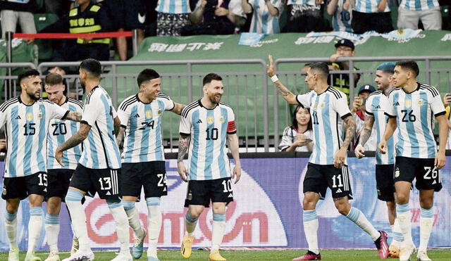 Argentina buscará clasificar al Mundial 2026 para revalidar su título. Foto: selección argentina.