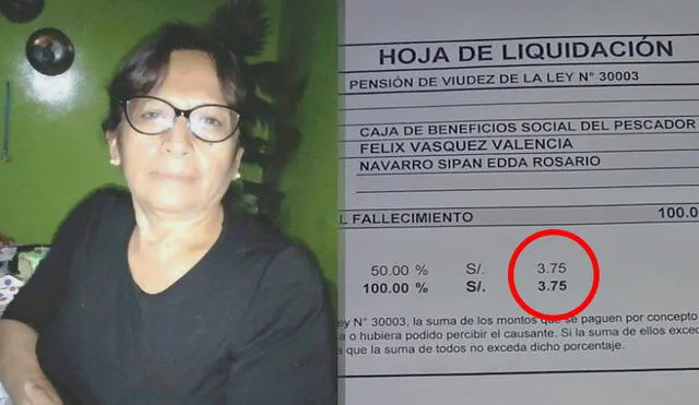 Eda Navarro no puede cobrar una pensión digna de la ONP a sus 66 años. Foto: composición LR/La República