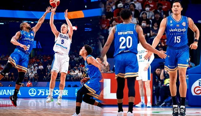 Venezuela se despide del Mundial de Baloncesto con una derrota ante Finlandia. Foto: composición LR/FIBA