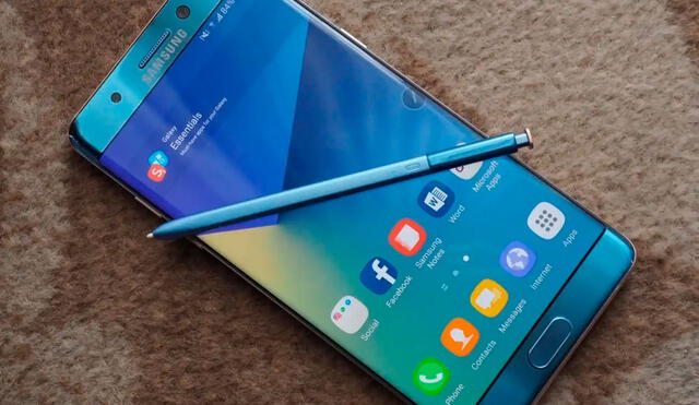 Así lucía el Galaxy Note 7 de Samsung. Foto: El Androide Libre