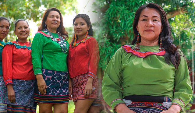 Adelina Maldonado es considerada por Forbes una de las mujeres más importantes de Perú en 2023. Foto: composición LR/Shipibo Collective