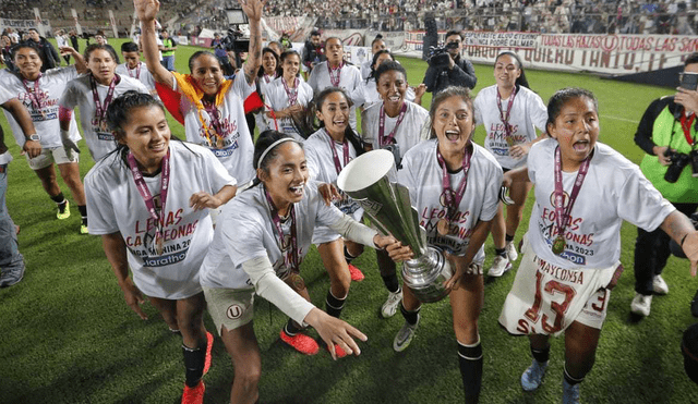 Además de ser campeón, Universitario batió el récord de asistencia para un partido de fútbol femenino en Sudamérica. Foto: Antonio Melgarejo/GLR