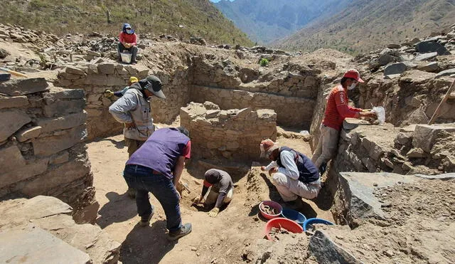 Ministerio de Cultura anuncia hallazgo arqueológico del asentamiento Wari. Foto: Ministerio de Cultura