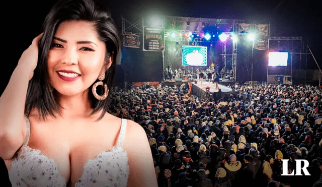 Yarita Lizeth es la figura de la fiesta. Foto: composición LR/Noticias de la Región Pasco