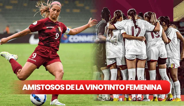 Federación Venezolana de Fútbol anuncia las próximas fechas de los amistosos de la Vinotinto femenina. Foto: composición LR/ AFP/ FVF