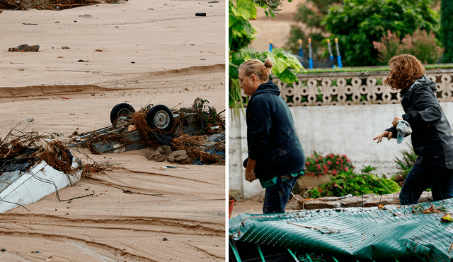 Los servicios de emergencia de Castilla-La Mancha han realizado "1.900 intervenciones" en las últimas horas. Foto: composición LR/ AFP