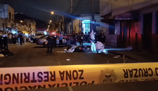 Sicariato en Cercado de Lima. Crimen ocurrió en la madrugada de este 4 de septiembre. Foto: RPP/video: Panamericana