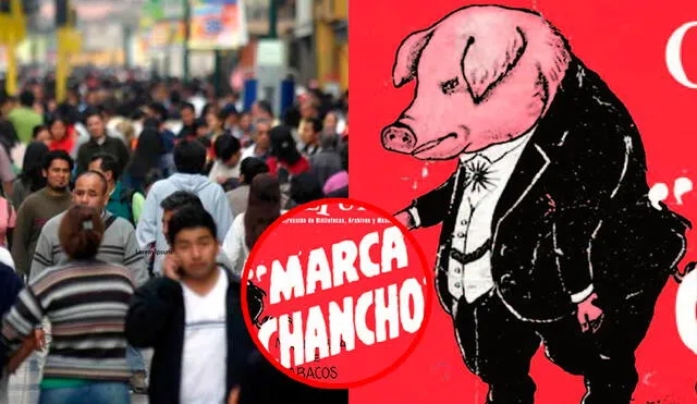 La expresión "marca chancho" fue originado por unos trabajadores de una pampa salitrera. Foto: composición LR/Radio Nacional/memoria chilena