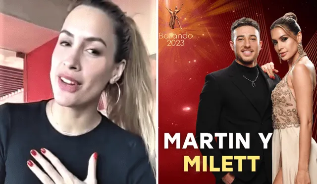 Milett Figueroa bailará junto a Martín Salwe en el reality de Marcelo Tinelli. Foto: composición LR/Willax TV/Instagram/Bailando 2023 - Video: Willax TV