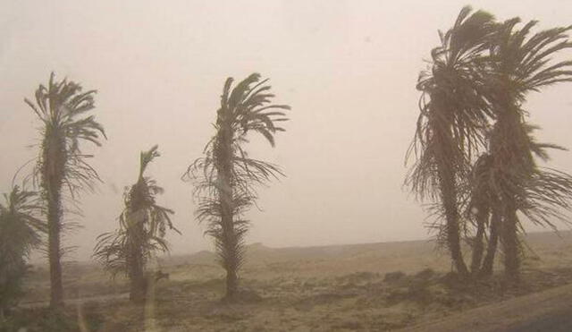 Ventarrones en regiones desérticas causarán levantamiento de polvos. Foto: Gobierno del Perú