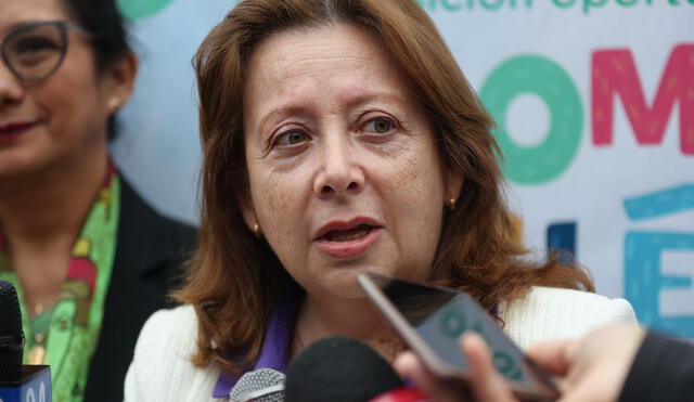 La ministra de Educación, Magnet Márquez habría tenido desacuerdos con el Gobierno. Foto: Andina