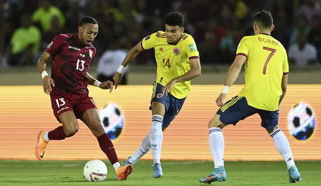 Colombia vs. Venezuela: ambos países lucharán por un cupo en el Mundial 2026. Foto: AFP