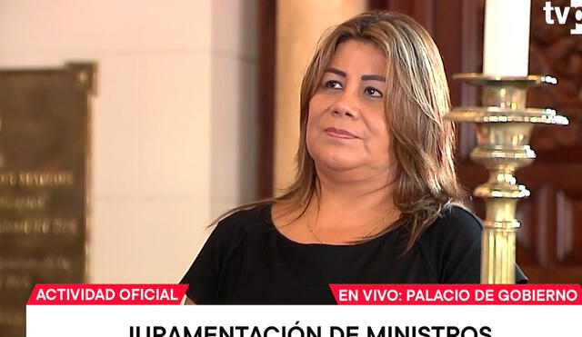 Jennifer Contreras Álvarez es la nueva ministra de Desarrollo Agrario y Riego. Foto: TV Perú