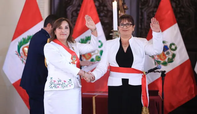 Miriam Ponce se desempeñaba antes como viceministra de Gestión Pedagógica del Ministerio de Educación del Perú. Foto: Presidencia