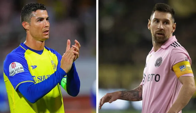 Cristiano Ronaldo y Lionel Messi son los dos jugadores con más balones de oro en la historia. Foto: composición de LR Al-Nassr/EFE