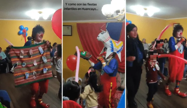 Los usuarios quedaron maravillados al ver cómo los niños celebraron el cumpleaños al estilo wanka. Foto: composición LR/TikTok/@diana_tefi