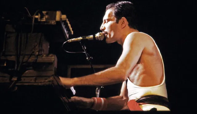 Freddie Mercury cuando era el líder de Queen.
