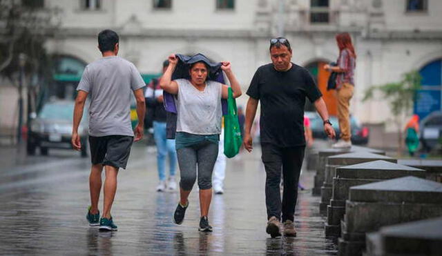 Se registrarán lloviznas en Lima, debido a la humedad, según Senamhi. Foto: Andina