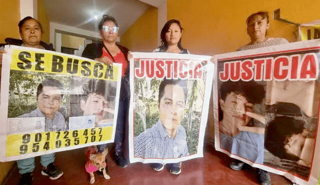 Justicia. Eso lo que exigen los familiares de las cuatro personas desaparecidas en abril. Foto: Erwin Valenzuela/La República