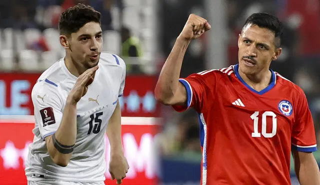 Uruguay vs. Chile: ambas selecciones lucharán por un cupo en el Mundial 2026. Foto: composición LR/AFP