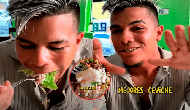 Ecuatoriano admite que el mejor ceviche es de Perú. Foto: composición LR/TikTok/La Bestia de Stygma