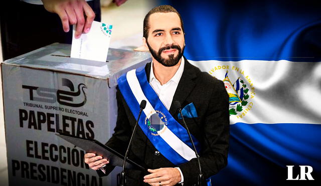 Nayib Bukele se perfila como el favorito en las elecciones 2024 en El Salvador, por lo que tendría un segunda mandato. Foto: composición LR/AFP - Video: Canal 12 El Salvador/YouTube