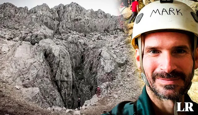 Mark Dickey, espeleólogo estadounidense de 40 años, se encuentra actualmente atrapado en una de las cuevas más profundas de Turquía. Foto: composición LR/The Independent/@RDigitalenvoy/Twitter - Video: The Independent