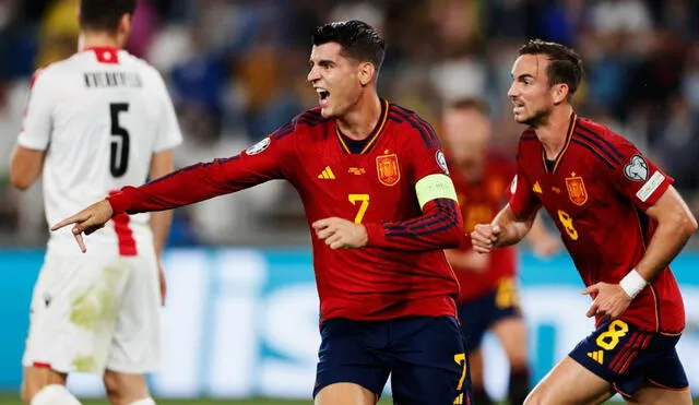 España y Georgia compiten por llegar a la Eurocopa 2024 que se jugará en Alemania. Foto: X/selección española.