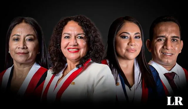 Congresista Rosio Torres, María Acuña, Heidy Juárez y Elvis Vergara integran comisión. Foto: composición LR