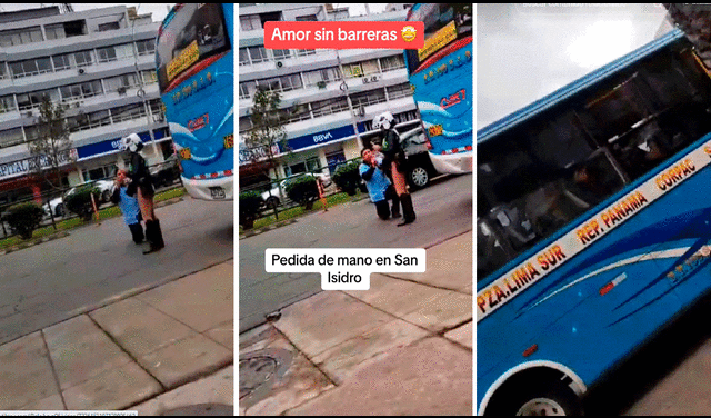 El hombre no lo pensó 2 veces para implorar a la policía y evitar la multa. Foto: composición LR/TikTok/@Aarpngr47