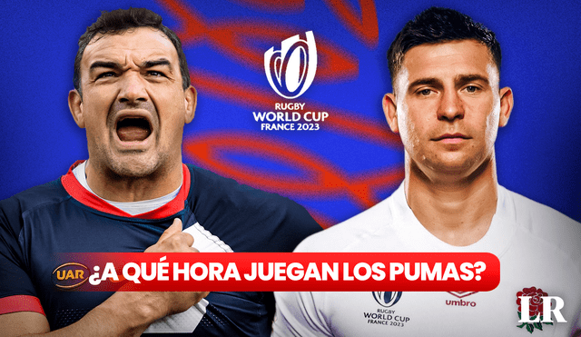 Repasa a qué hora juegan los Pumas vs. Inglaterra EN VIVO por el comienzo del Mundial de Rugby 2023. Foto: composición de Álvaro Lozano/LR/AFP/Inglaterra Rugby