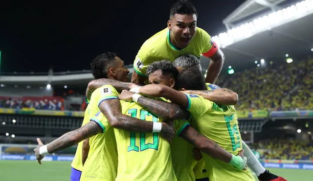 La selección brasileña consiguió un gran triunfo en el comienzo de las Eliminatorias 2026. Foto: EFE